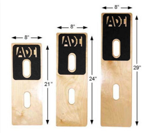 ADI Transfer Boards - 24" WITH VERTICAL HAND HOLES
