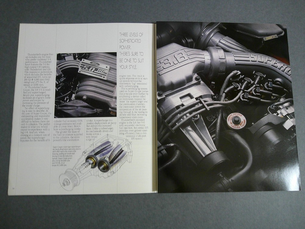 1992 Ford Thunderbird Sales Catalog