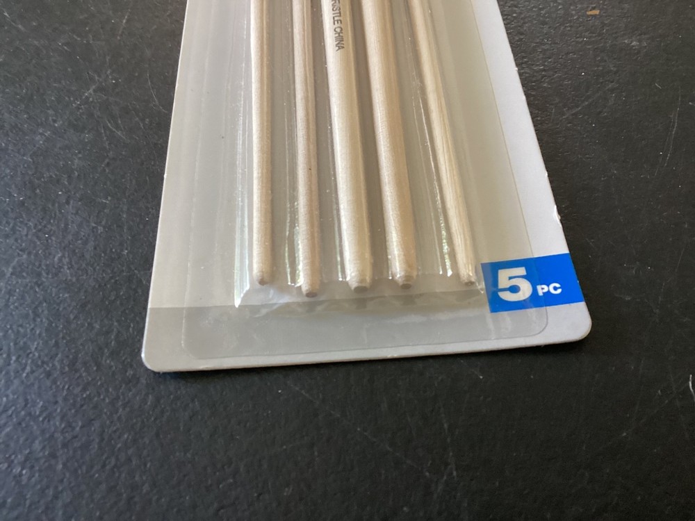 New Pack of Blue Hawk (6) Assorted Size Paint Brushes