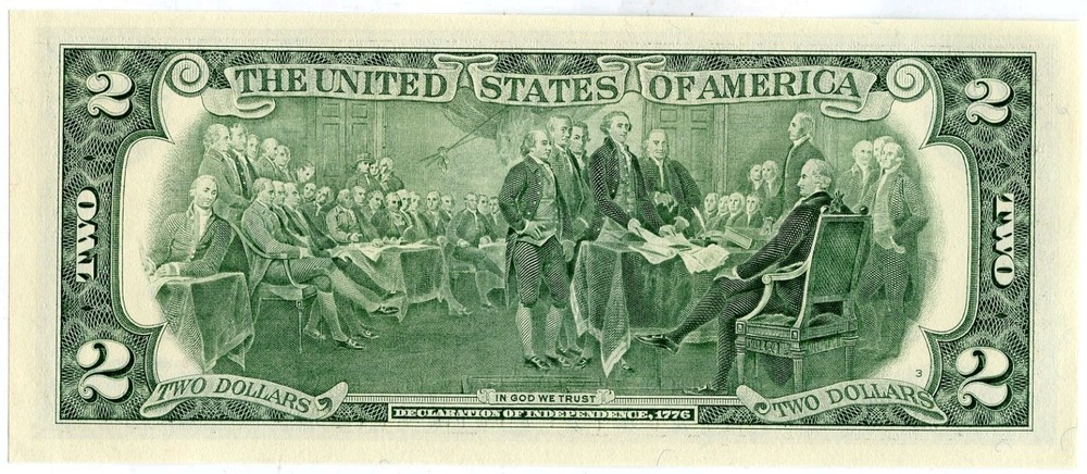 U.S.A $2 2 Dollar Uncirculated BANKNOTE 2003