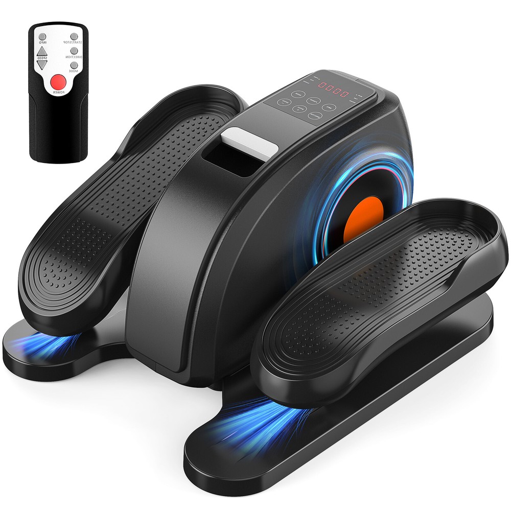 Compact Portable Under-Desk Elliptical Machine with Adjustable Speed,LED Display