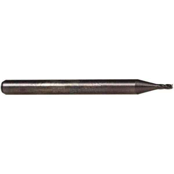 Accupro 0.06", 0.18" LOC, 1/8" Shank, 1-1/2" OAL, 4 Flute, Solid Carbide Squa...