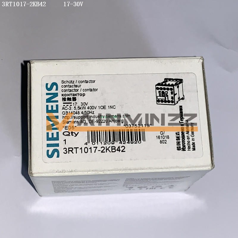1PCS NEW SIEMENS 3RT1017-2KB42 DC Contactor