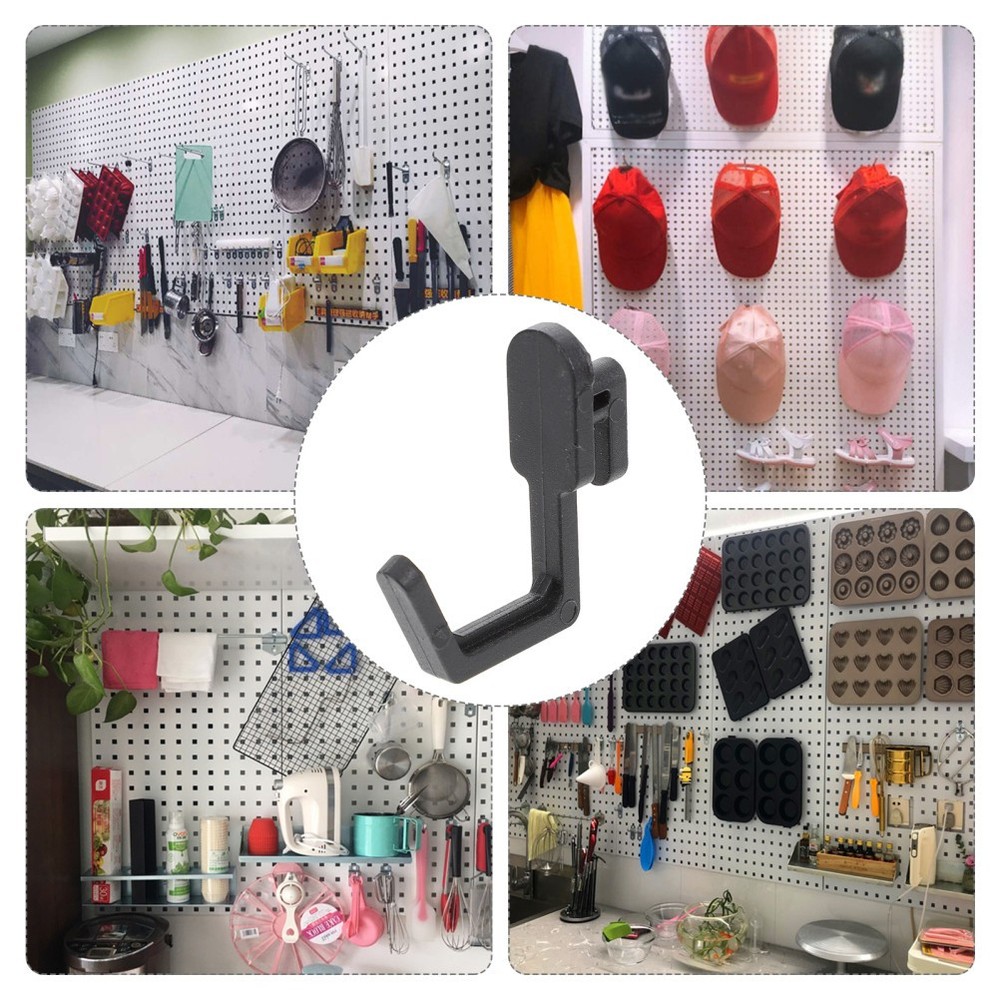 20 Pcs Cabinet Hook Pegboard Hanging Holders Display Hooks for Wall Tool