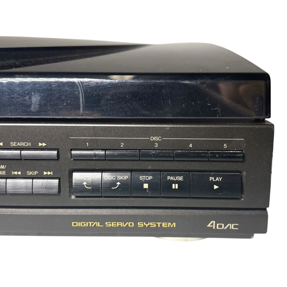 Technics Model SL-PC505 Black Home Audio Multi-Compact Disc Player 1991