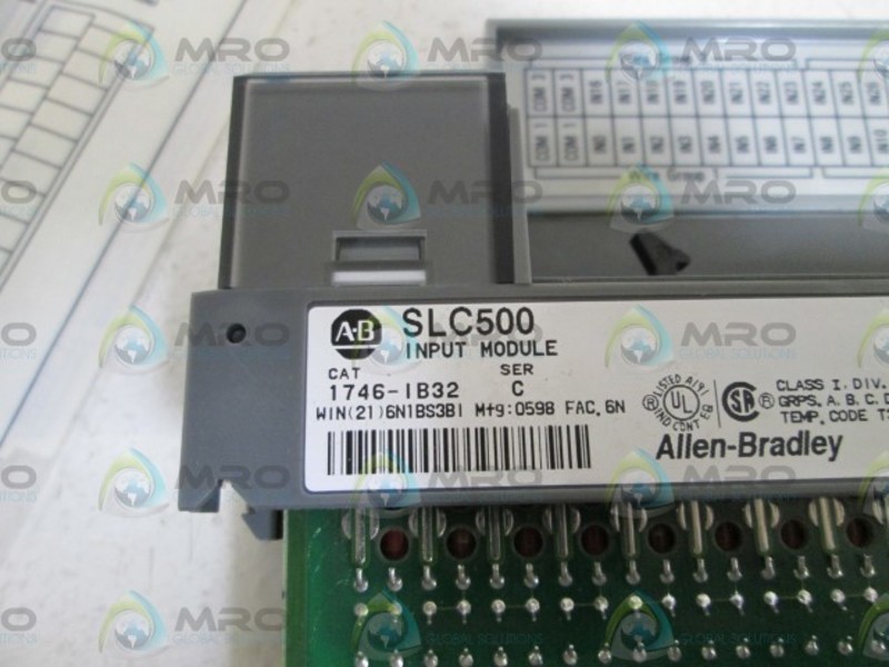 ALLEN BRADLEY INPUT MODULE 1746-IB342 SER.C NSMP