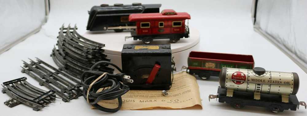 Pre-War Marx Commodore Vanderbilt Boxed Train Set - Tested O Gauge 1:48 Scale