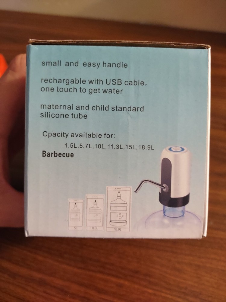 New Automatic Universal Electric Water Dispenser Pump 5 Gallon USB Bottle Switch