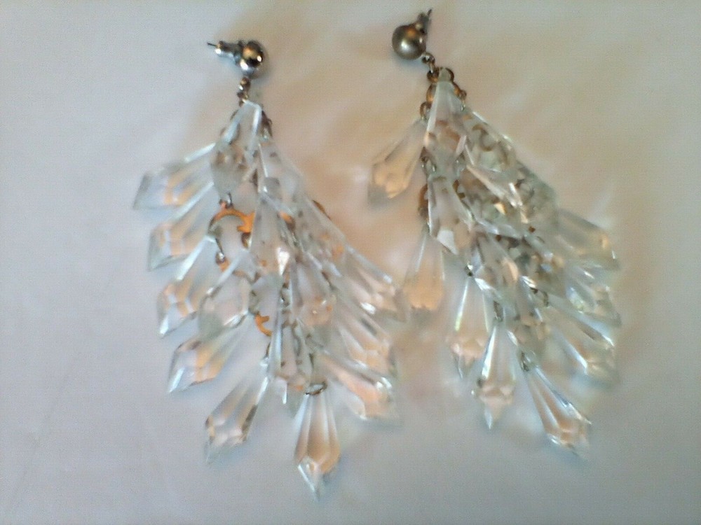 Vintage Silver Tone Earrings