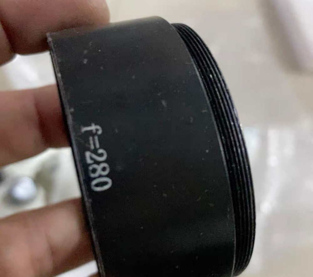 Zeiss Style microscope objective f=280 adapter