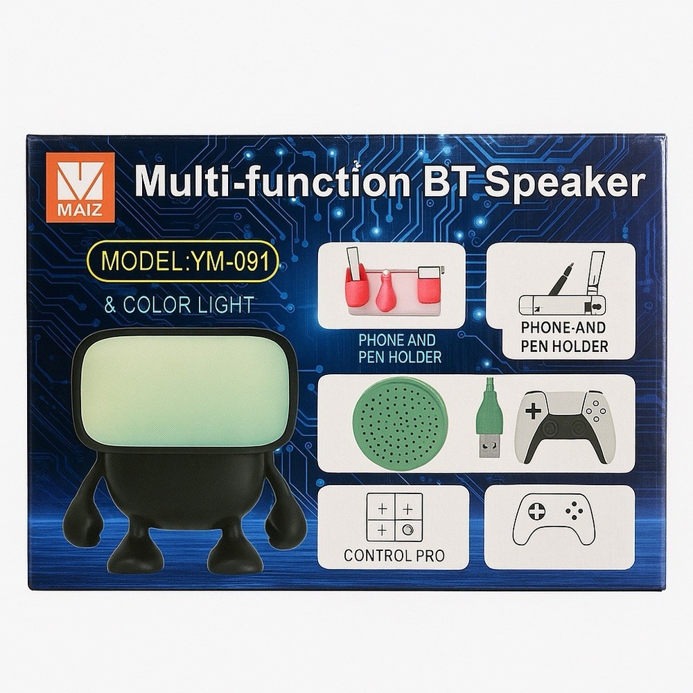 Multi-functional Robot Bluetooth Speaker Charging Dock LED TF Card