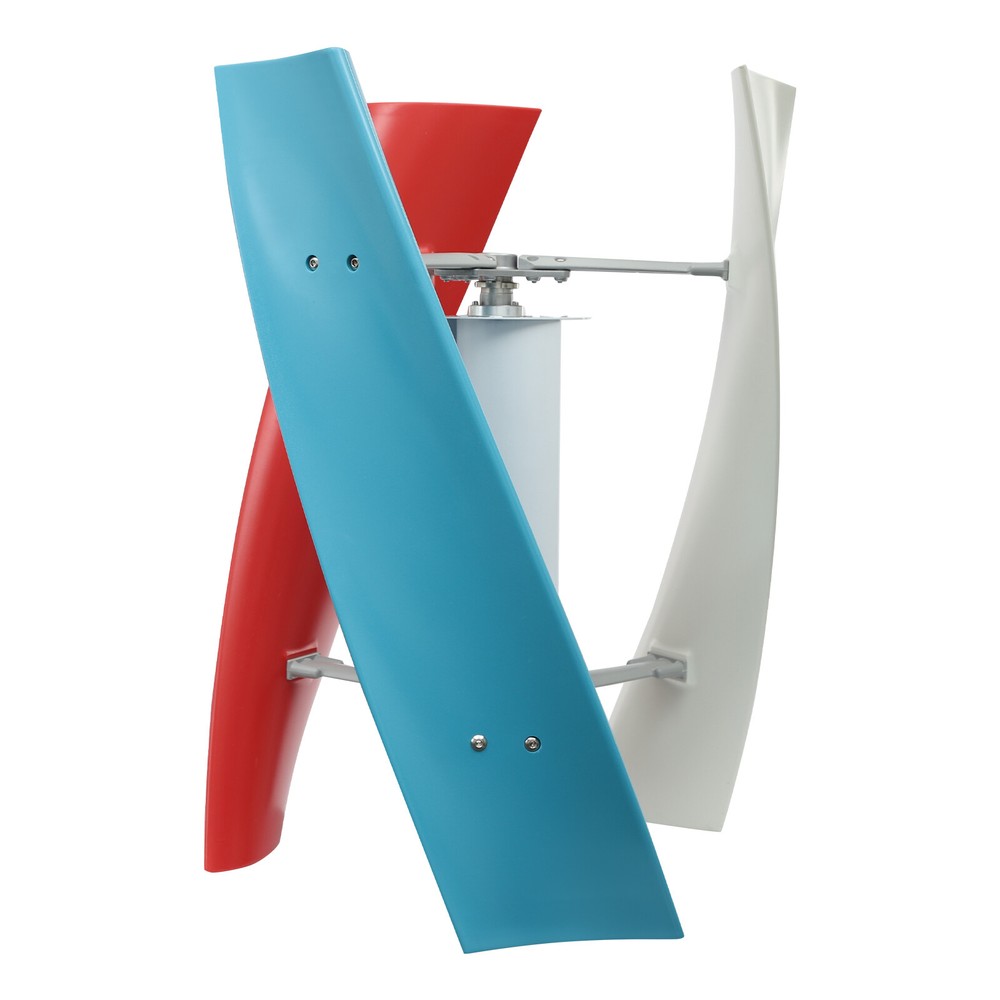 100W 24V Vertical Wind Turbine Generator Helix Wind Generator With Controller