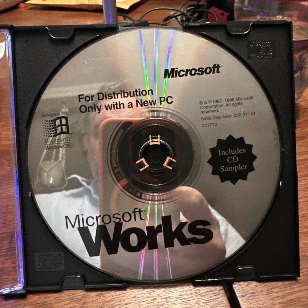 Microsoft Works Installation CD version windows 95