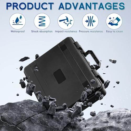 Wireless Mic Case - Hard Shell Case Compatible with Shure