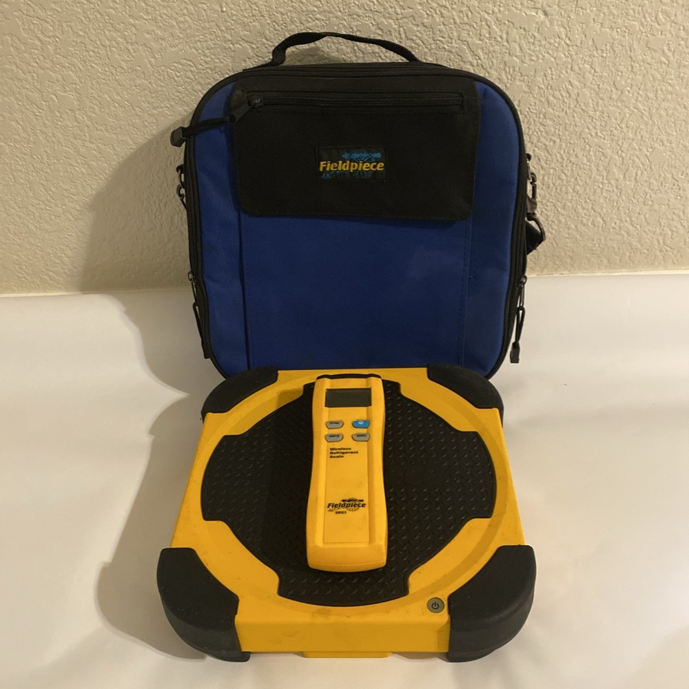 Fieldpiece SRS3 Wireless Refrigerant Scale with Remote Display Tested Working