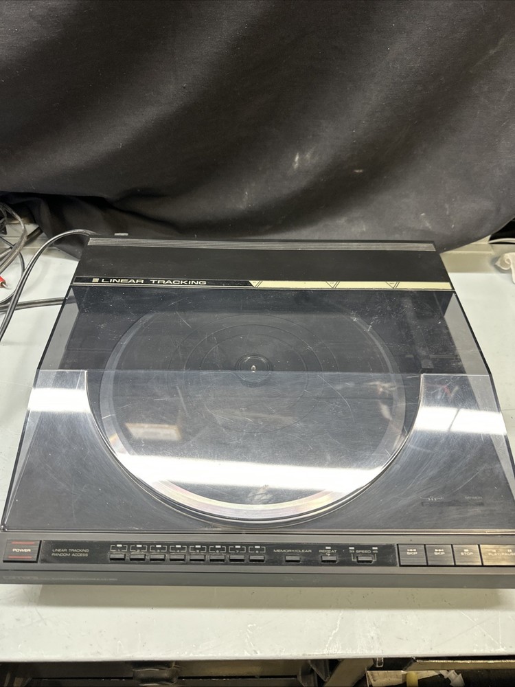 Carrera Turn Table LT 120 Black . Working Condition. Read Description