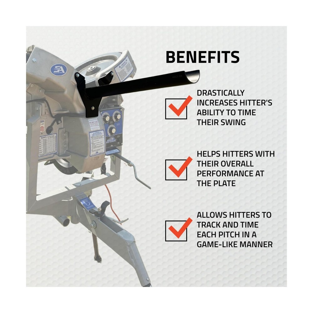 Anytime Baseball Supply Perfect Timing Chute for Hack Attack Pitching Machine...