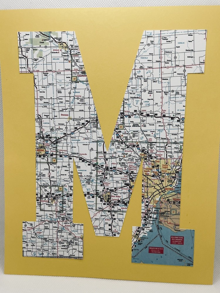 Michigan Mascot Map