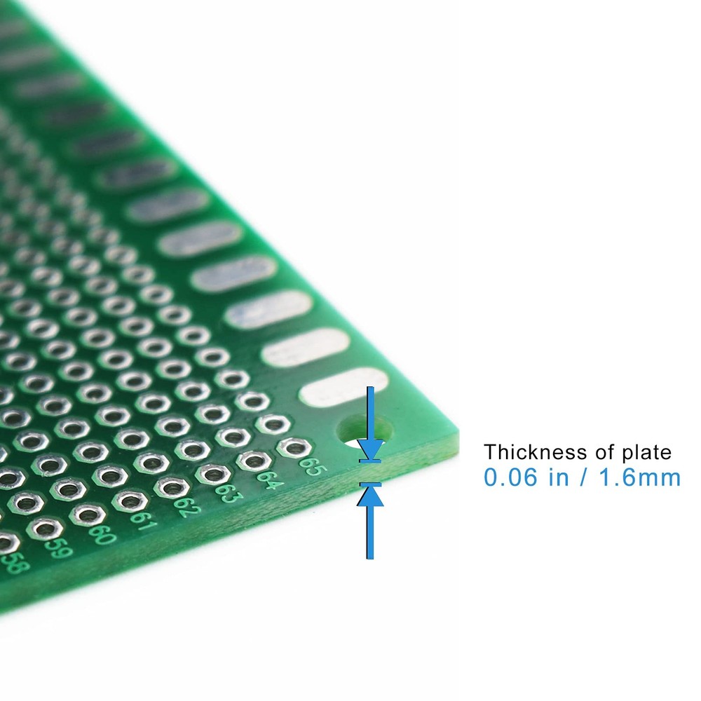 Double Sided PCB Board,Large PCB Circuit Board Protoboard 3Pcs 20X30CM for DI...