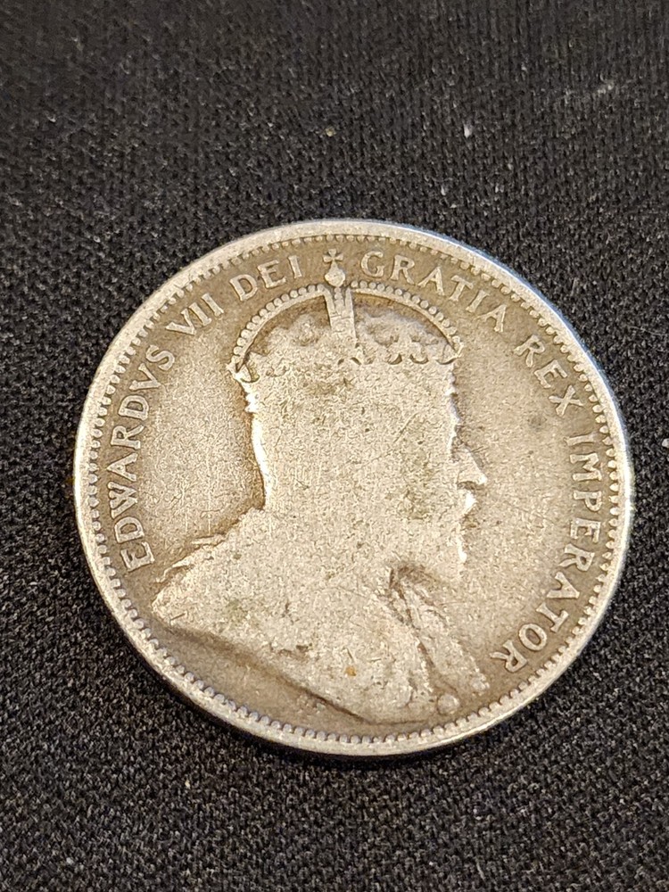 1902 Canada 25 Cents Silver Coin