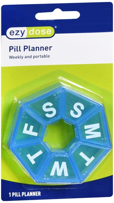 Ezy Dose Pill Planner Weekly and Portable 1 EA