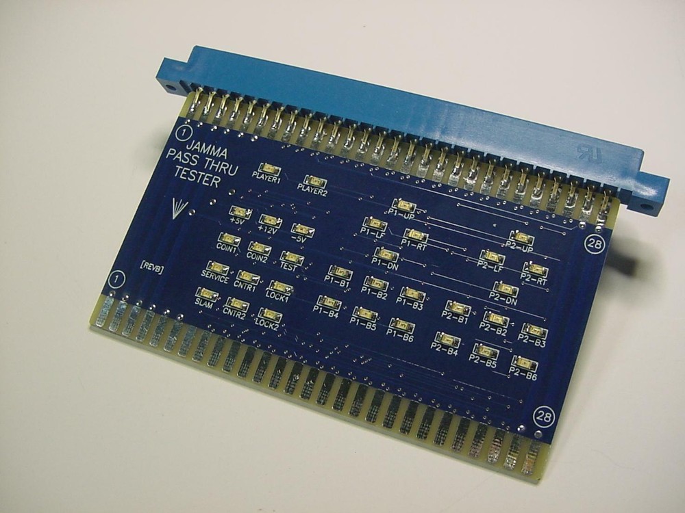 JAMMA HARNESS TEST ADAPTER PCB