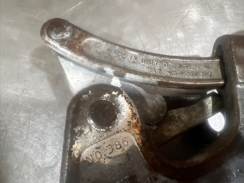 CRESCENT TOOL 386 CABLE WIRE GRIP PULLER 12,500 LBS CAP Used Surplus