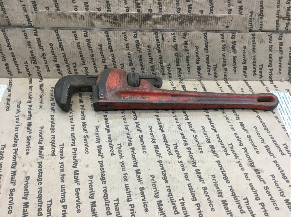 Rigid 14in Pipe Wrench Good Jaws USED