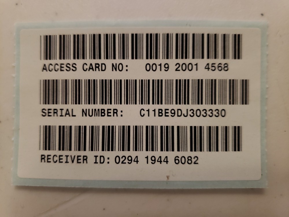 DIRECTV MPEG-4 HD (HD) Receiver REMOTE MISSING