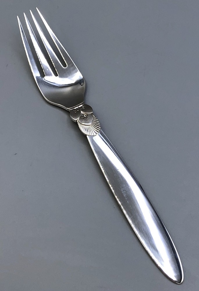 Cactus by George Jensen Sterling Silver place Fork 7.25"