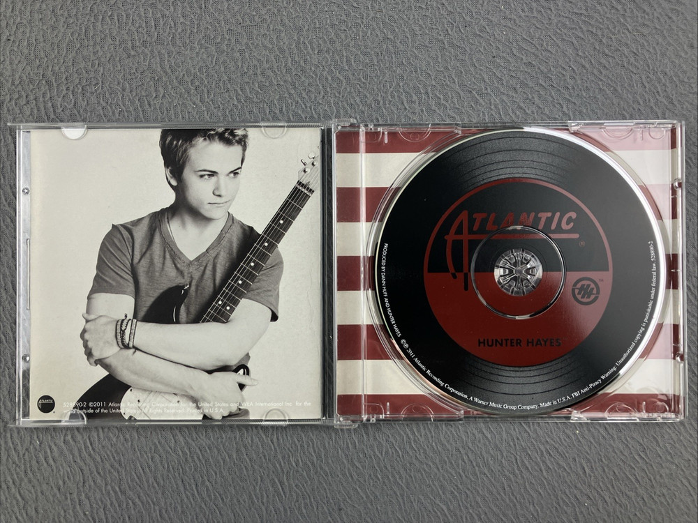 Hunter Hayes singer REAL hand debut selt-titled CD * SIGNED