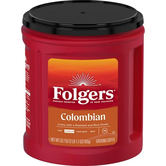 Colombian Ground Coffee Medium Roast Folgers