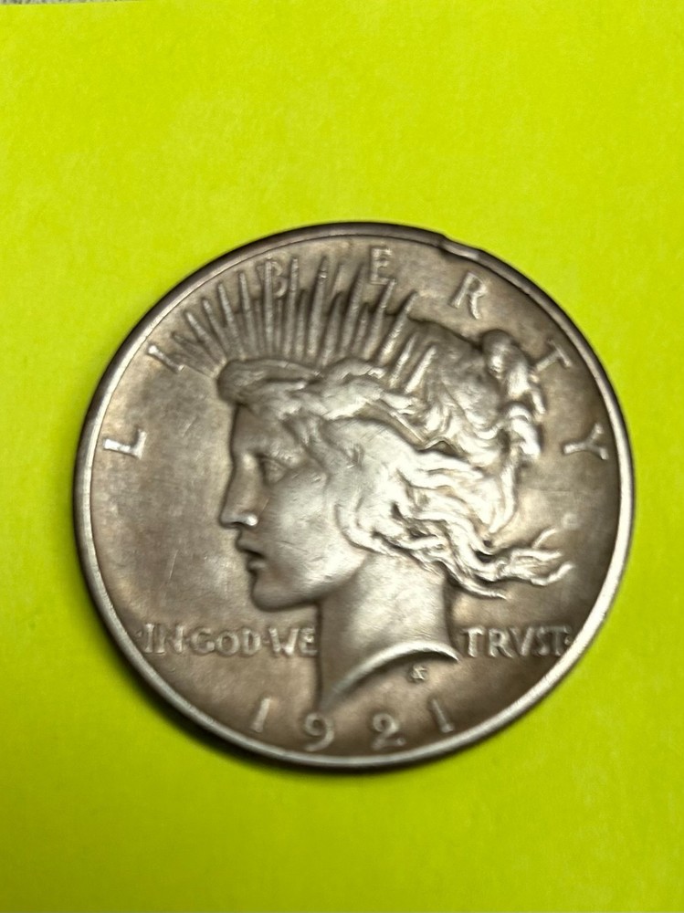 1921-P Peace Silver Dollar.