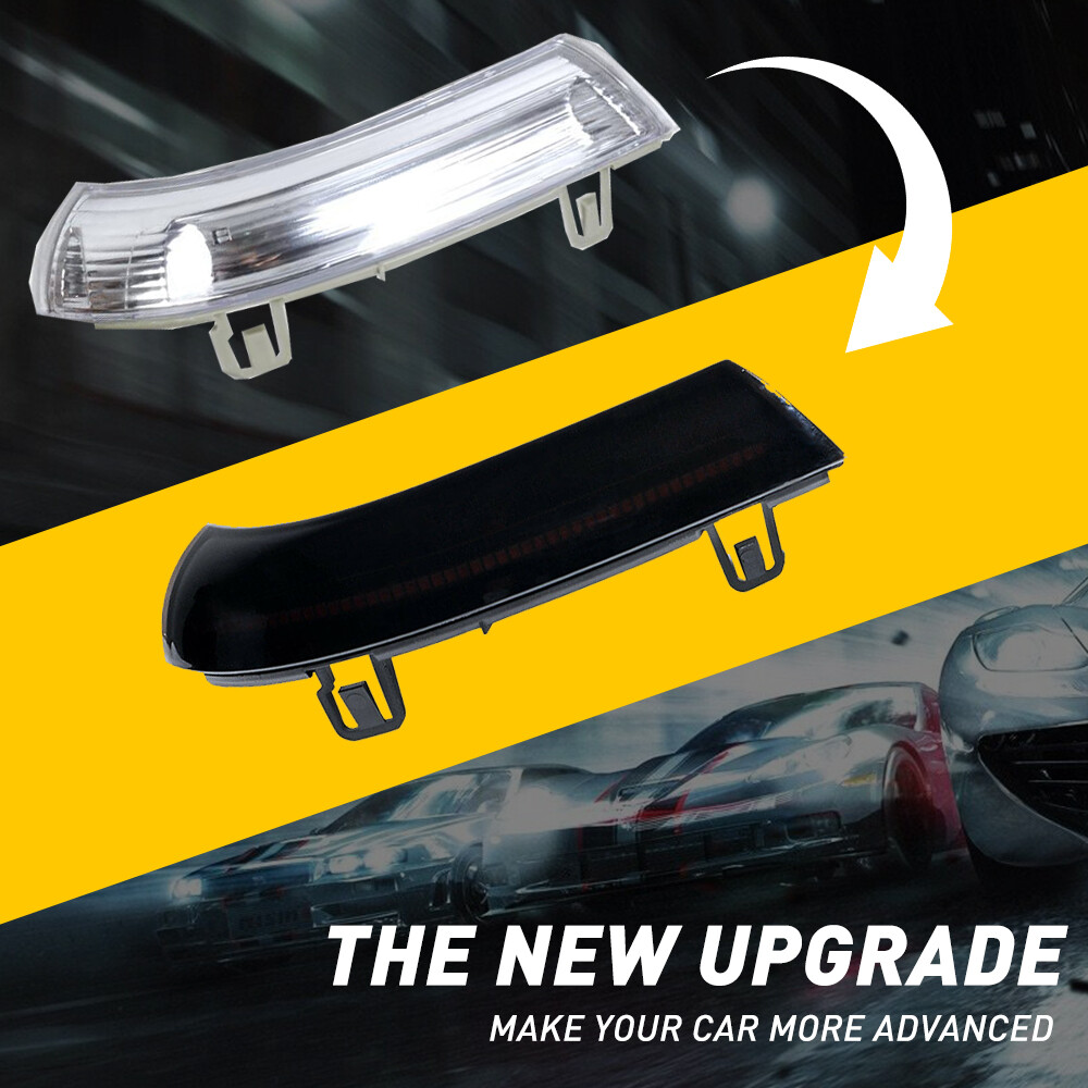 Dynamic LED Turn Signal Light Indicator Mirror for VW Golf Jetta Passat Rabbit