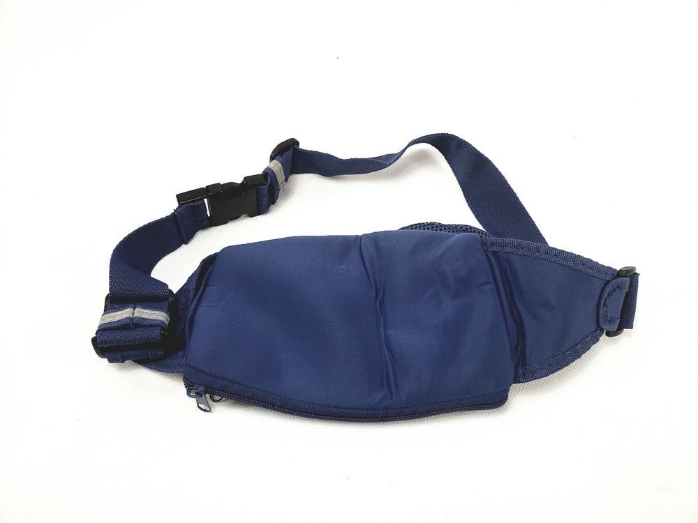 Blue Curves Running Hydration Belt Bottle Holder and Key Loop 15"
