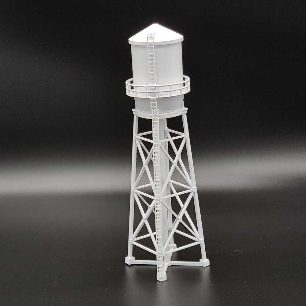 HO H0 Scale Water Tower 3D printed H*O