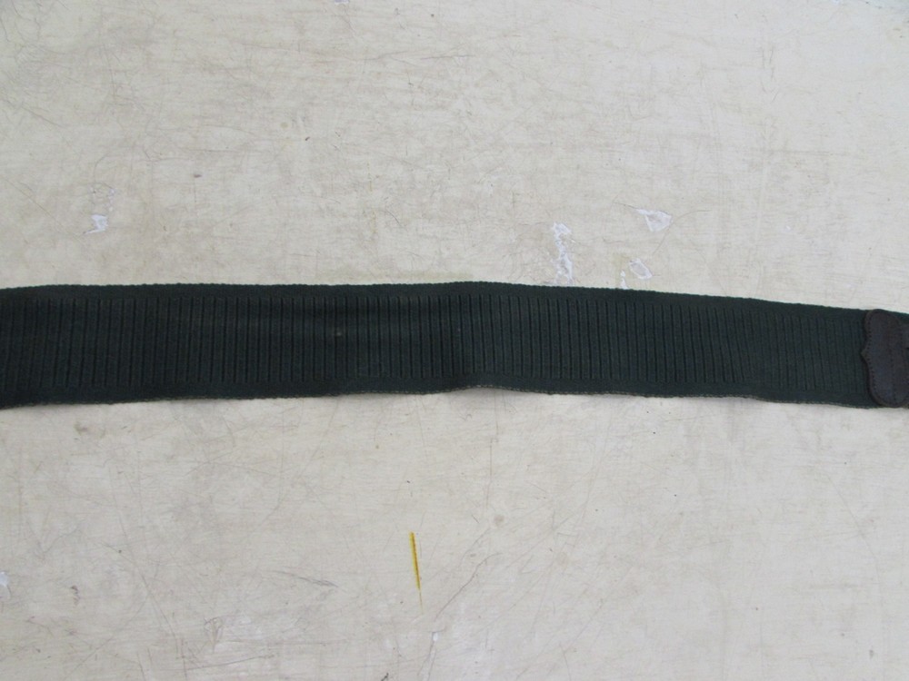 1950's Adjustable Size Green Army Issue Material Belt