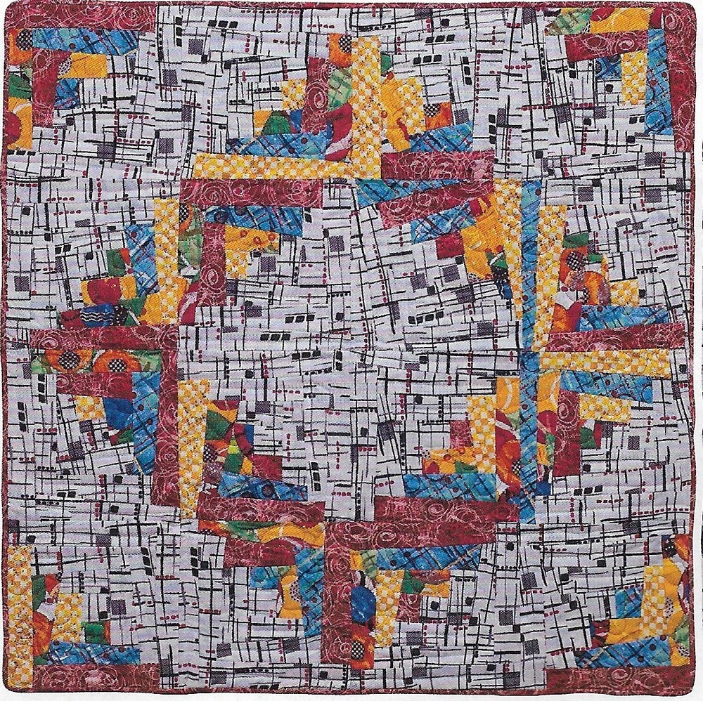 Cabins Askew Wall Quilt quilting pattern instructions