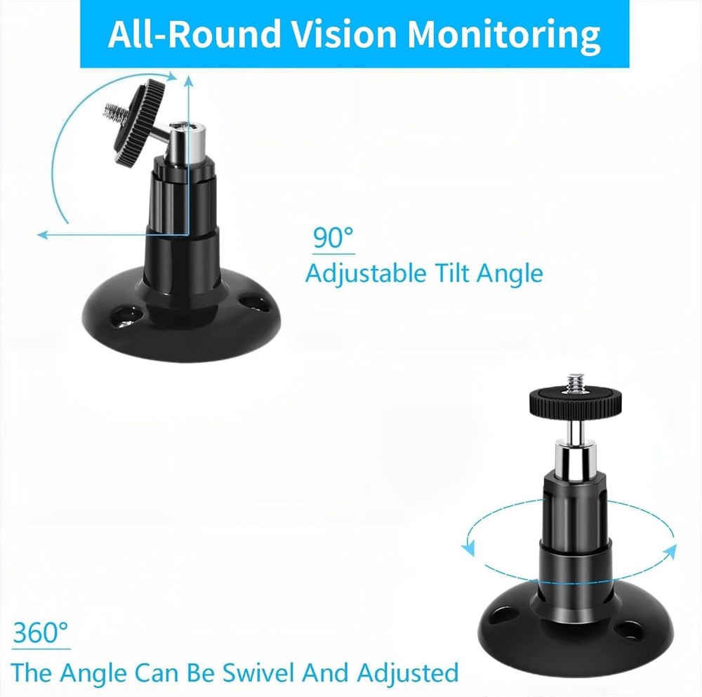 2 Pack Adjustable Security Wall Mount for Ring Camera&Stick Up Cam Battery,In...