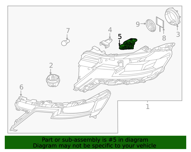 Genuine Kia Outer Bracket 92154-R0000