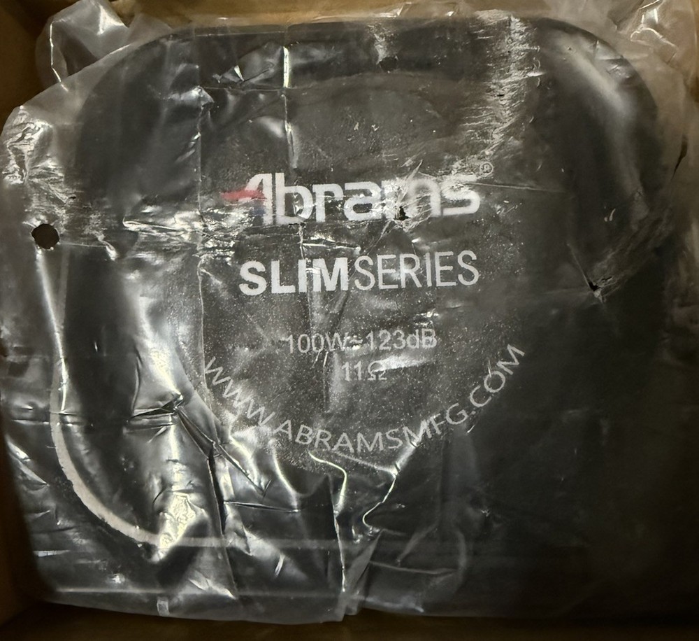 Abrams Mfg 100 Watt Speaker New