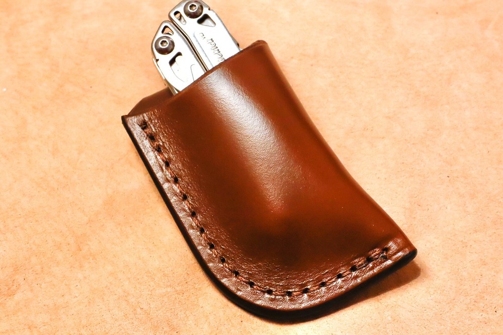Custom Leather Sheath/Case for Leatherman Wave, Sidekick, Wingman