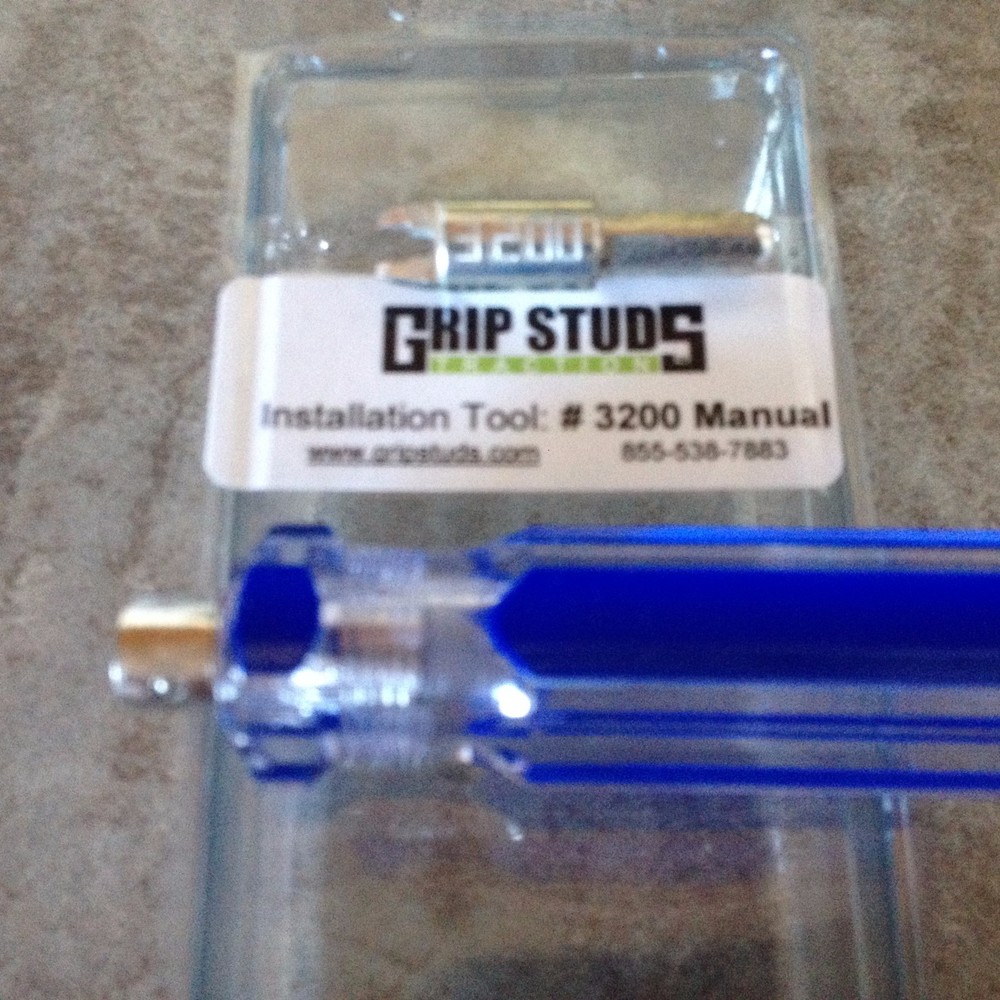 Gripstuds #3200M Manual install tool Hiking Boots & Waders Grip Studs 1100 3000B