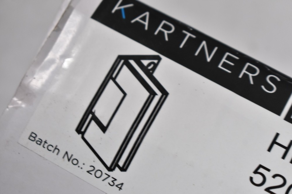 Kartners Dover Wall Mount Offset Back Plate Hinge Polished Chrome 52036-99