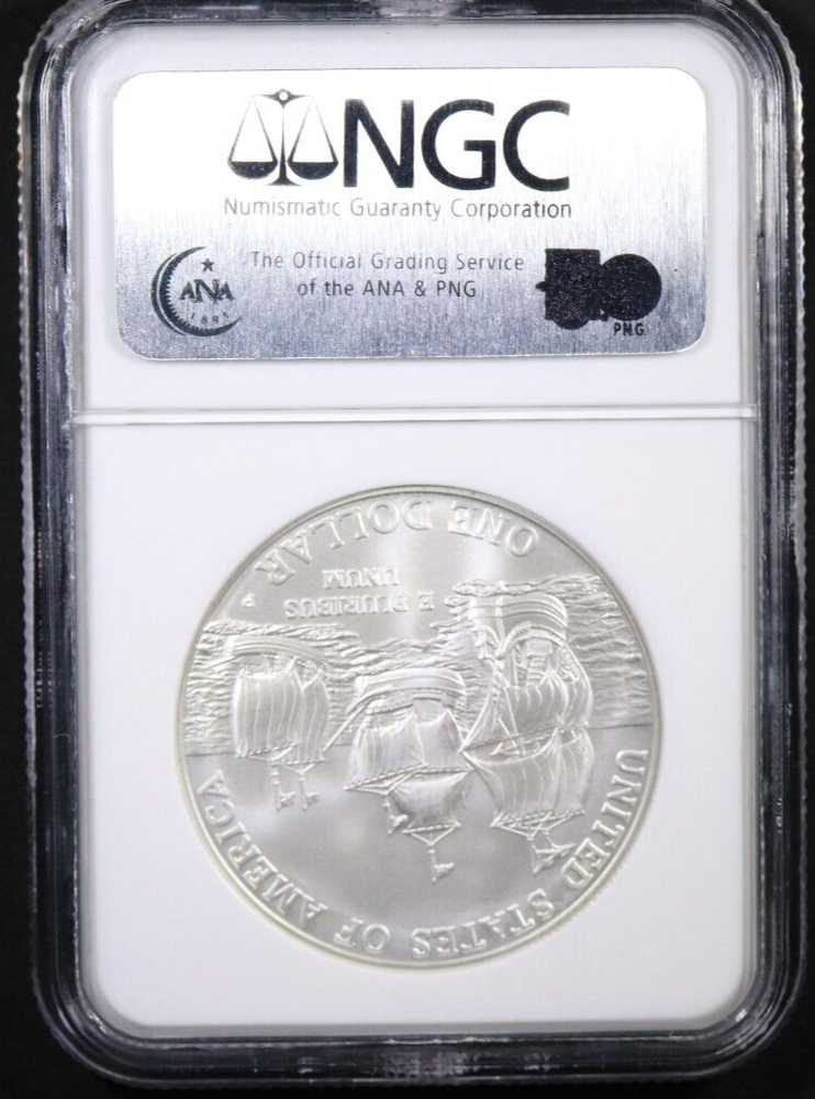 2007 P Jamestown Commemorative Silver Dollar NGC MS70