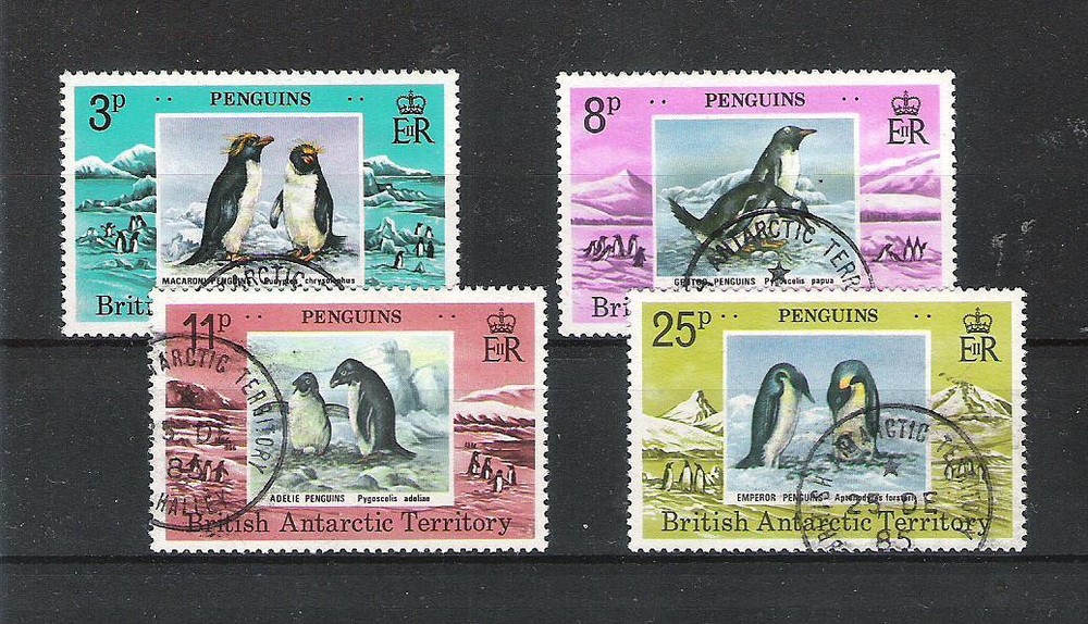 British Antarctica 74-77 Penguins