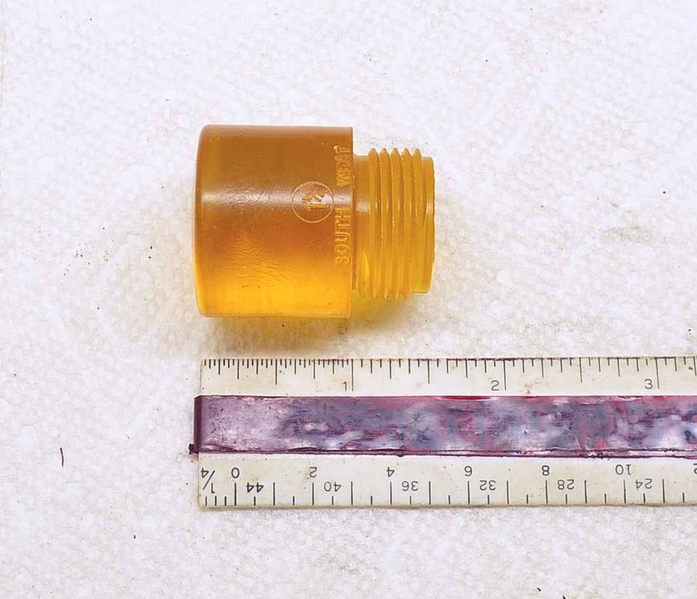 South West Mfg Soft Face Hammer Replacement 1-1/4" Diameter Threaded Insert Set