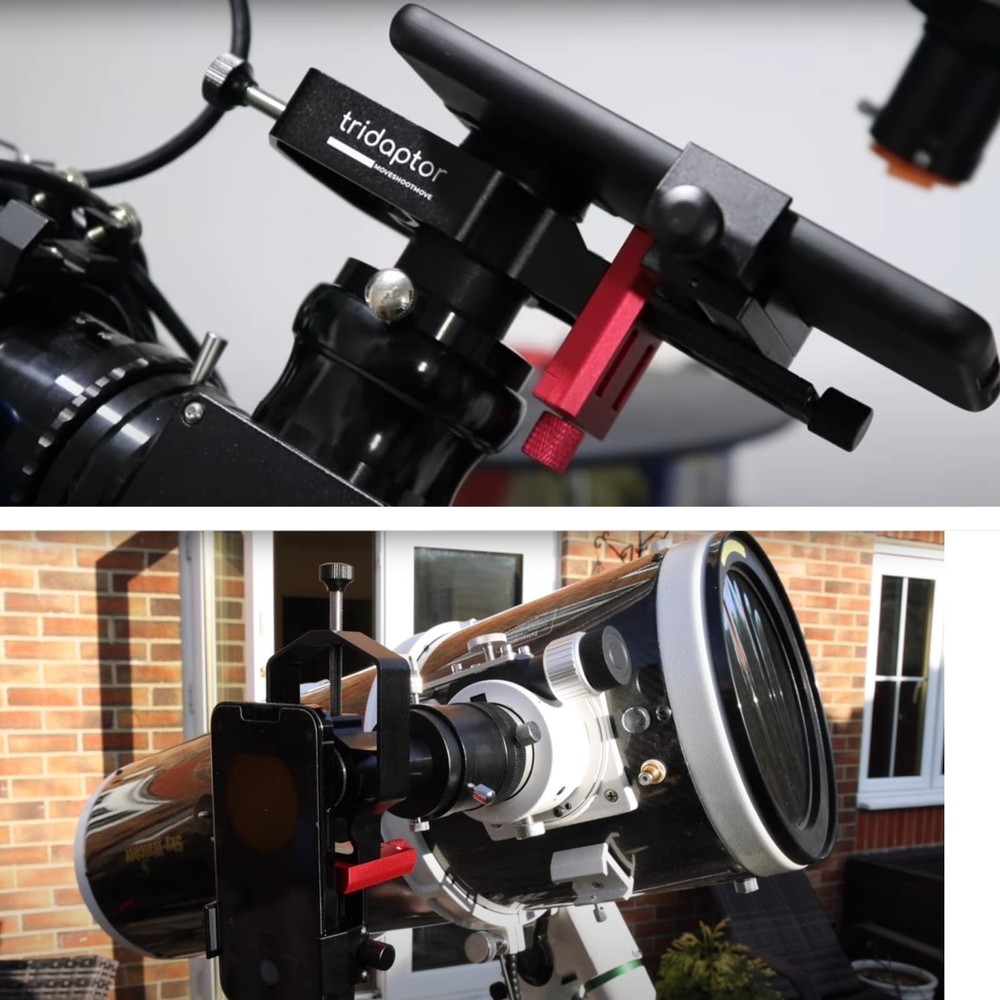 tridaptor - Universal Digiscoping Adapter | High-Precision Phone to Telescope...