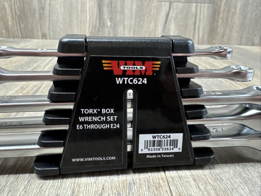 5 Piece E Torx Set E6 Through E24 - WTC624