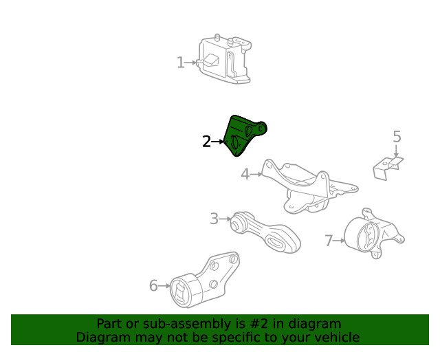 Genuine GM Upper Mount Bracket 22651092